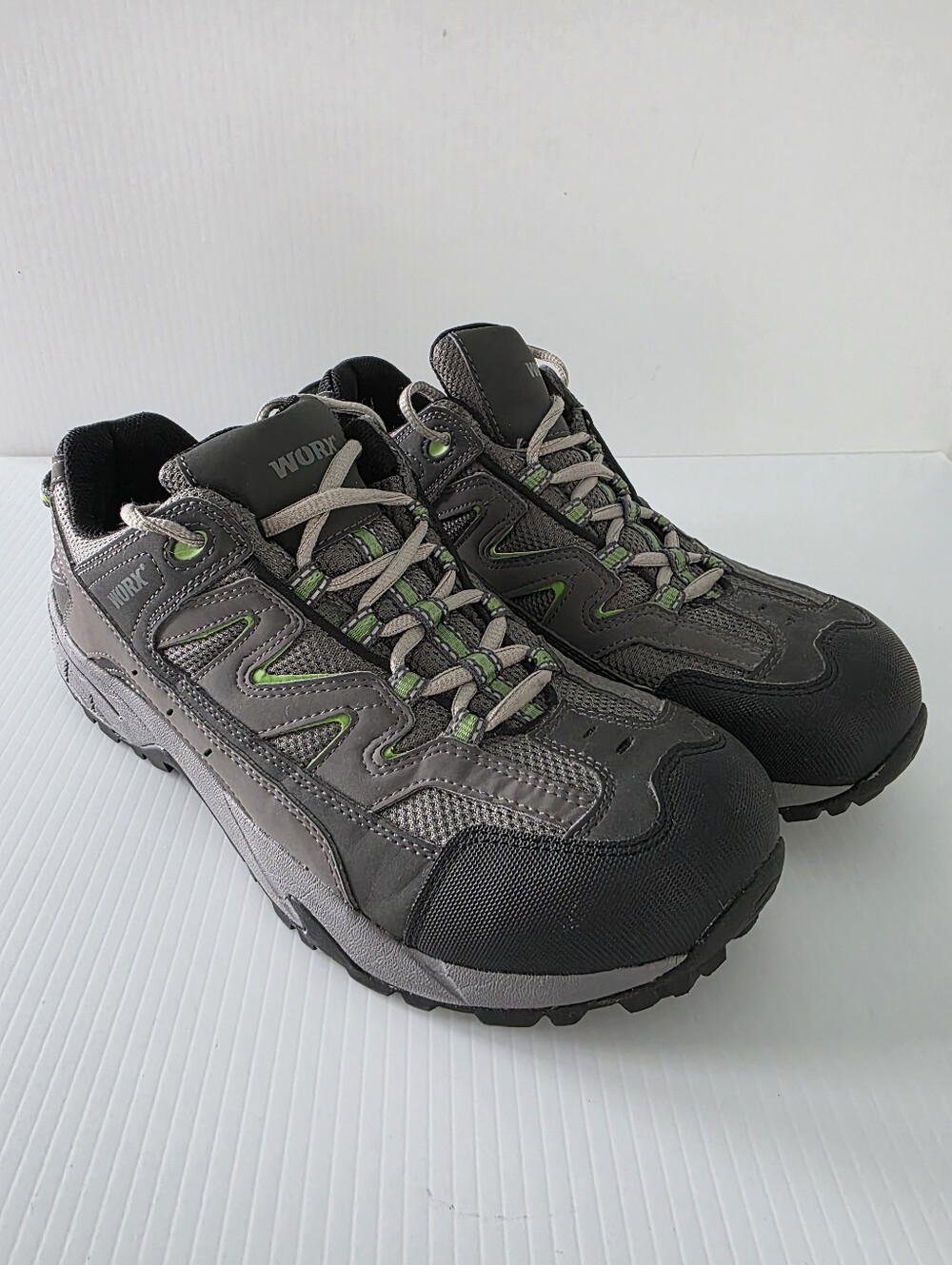 Red Wings 5111 Worx Carbide Aluminum Toe Gray Safety Sneakers Woman's 10M
